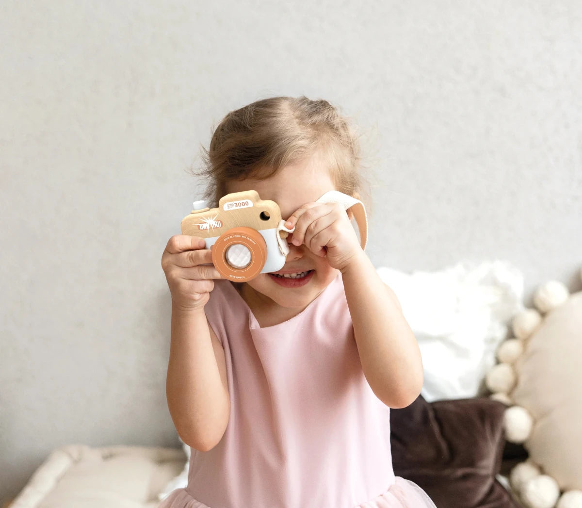 Caméra en bois pour enfant et kaléidoscope - Jouets d'imitation - Boutique LeoLudo - Speedy Monkey