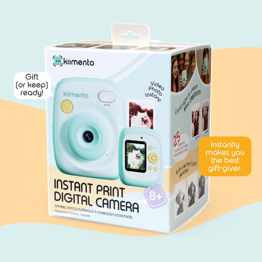 Caméra Instantanée Kiimento Print Pro – Modèle P2 Menthe - Jeux électroniques - Boutique LeoLudo - kiimento (formerly Kidamento)