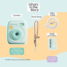 Caméra Instantanée Kiimento Print Pro – Modèle P2 Menthe - Jeux électroniques - Boutique LeoLudo - kiimento (formerly Kidamento)