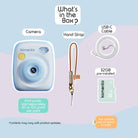 Caméra Instantanée Kiimento Print Pro – Sky Blue (Modèle P2) - Jeux électroniques - Boutique LeoLudo - kiimento (formerly Kidamento)