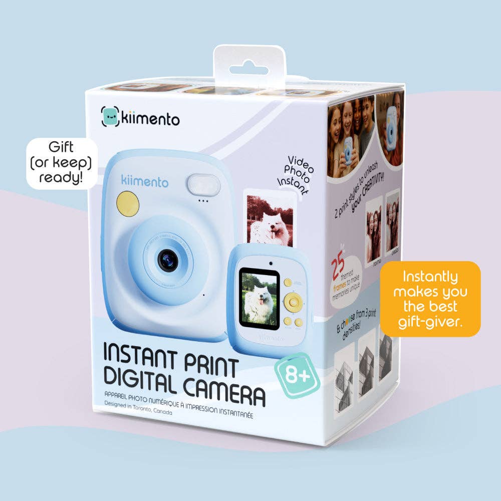 Caméra Instantanée Kiimento Print Pro – Sky Blue (Modèle P2) - Jeux électroniques - Boutique LeoLudo - kiimento (formerly Kidamento)