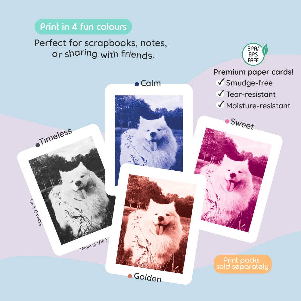 Caméra Instantanée Kiimento Print Pro – Sky Blue (Modèle P2) - Jeux électroniques - Boutique LeoLudo - kiimento (formerly Kidamento)