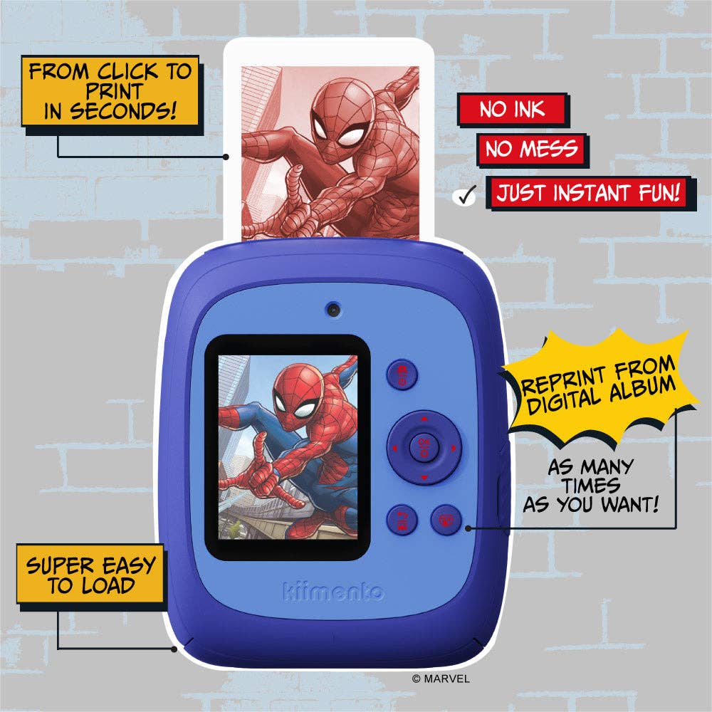 Caméra instantanée Spider-Man Model P2 -Jeux électroniques- Boutique LeoLudo-kiimento (formerly Kidamento)