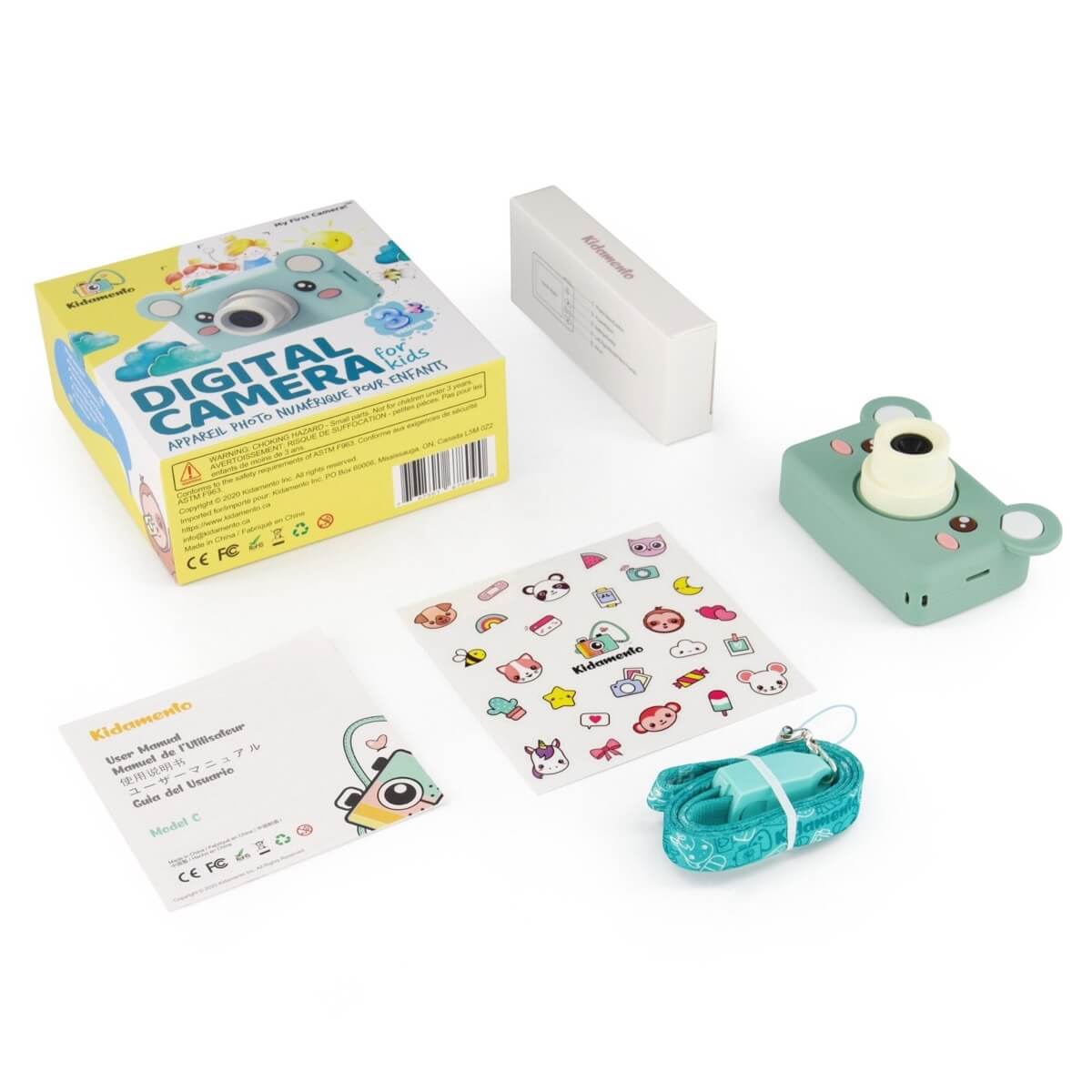 Caméra numérique photo + vidéo - Mikayo l'ourson (modèle C) - Jeux électroniques - Boutique LeoLudo - Kidamento