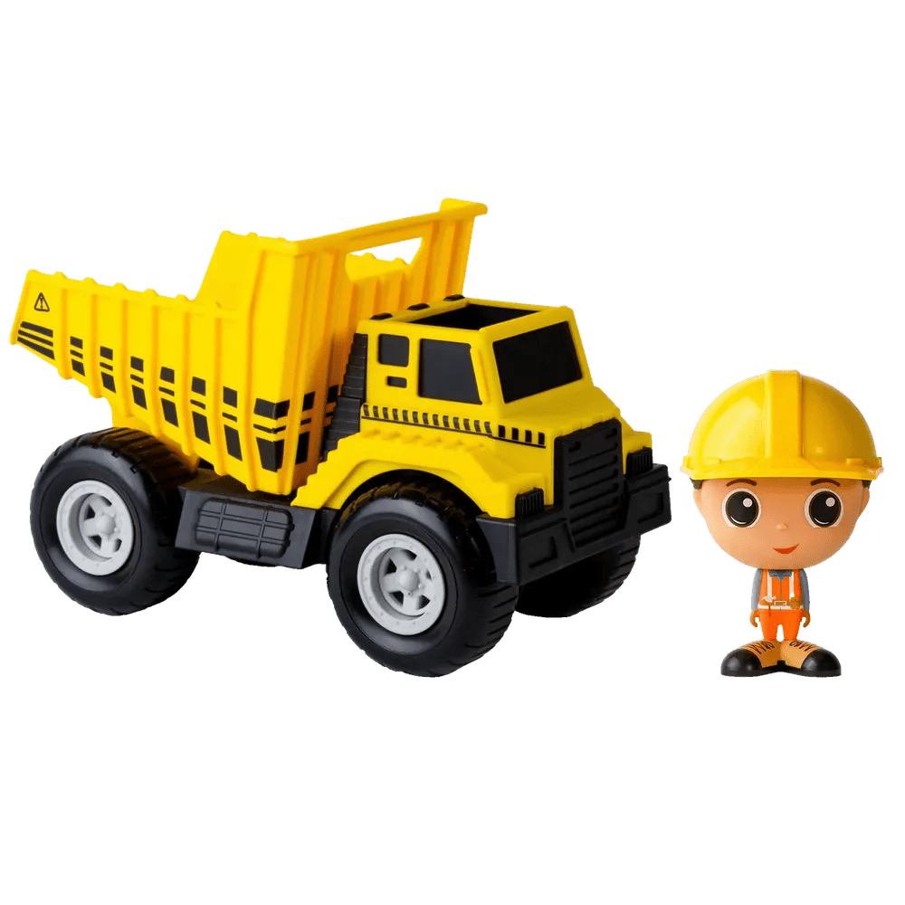 Camion Benne avec Figurine – 3 personnages au choix - Véhicules de jeu - Boutique LeoLudo - Flek