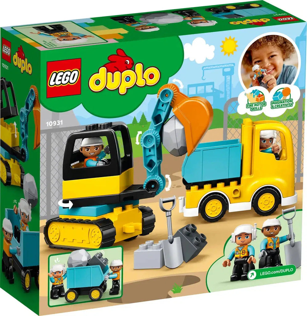 Camion-benne et pelle mécanique (20 pcs.)-LEGO-Boutique LeoLudo
