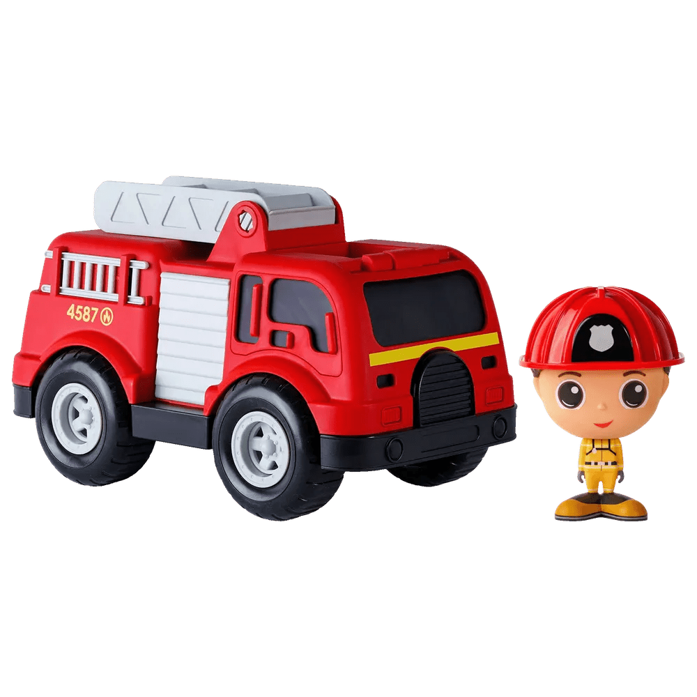 Camion de pompier avec Figurine – 3 personnages au choix - Véhicules de jeu - Boutique LeoLudo - Flek