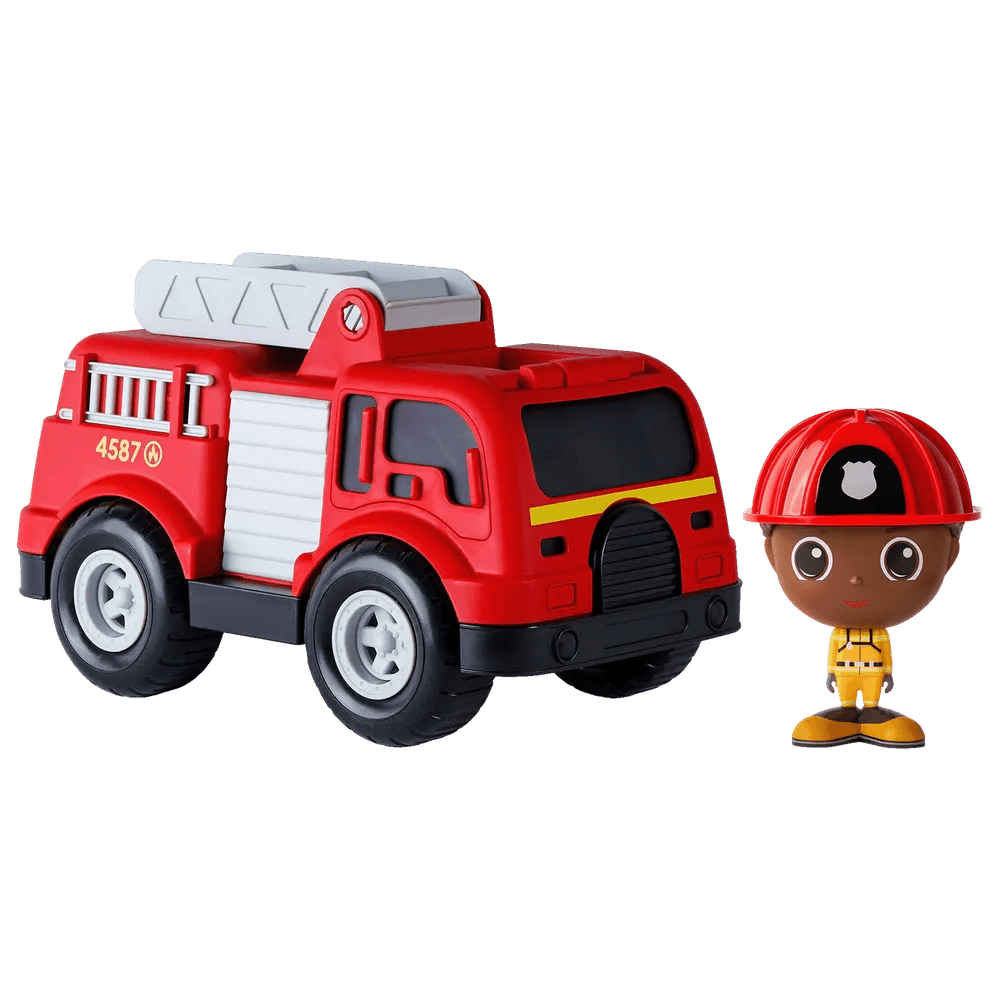 Camion de pompier avec Figurine – 3 personnages au choix - Véhicules de jeu - Boutique LeoLudo - Flek