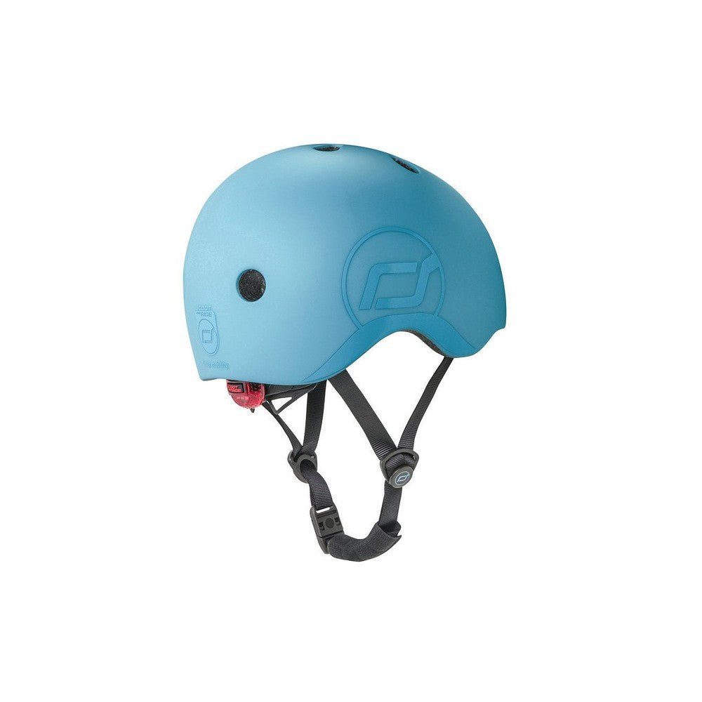 Casque de moto acier bleu, taille S-M - Boutique LeoLudo