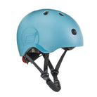 Casque de moto acier bleu, taille S-M - Boutique LeoLudo