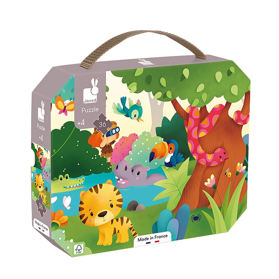 Casse - tête - Animaux sauvages (36 pcs) - Casse - têtes - Boutique LeoLudo - Janod