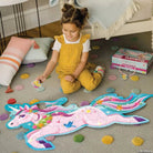 Casse-tête de plancher scintillant – Licorne (44 pcs) -Casse-têtes- Boutique LeoLudo-Peaceable Kingdom