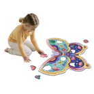 Casse-tête de plancher scintillant – Papillon (53 pcs) -Casse-têtes- Boutique LeoLudo-Peaceable Kingdom