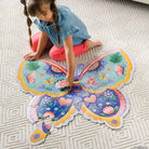 Casse-tête de plancher scintillant – Papillon (53 pcs) -Casse-têtes- Boutique LeoLudo-Peaceable Kingdom