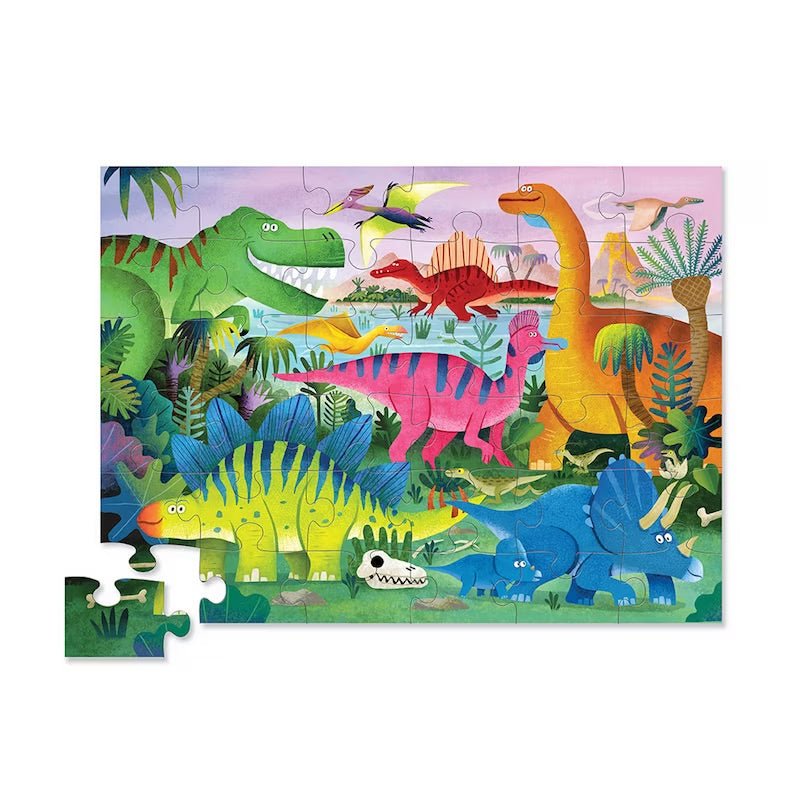 Casse - tête - Dino Land (36 pcs) - Casse - têtes - Boutique LeoLudo - Crocodile Creek