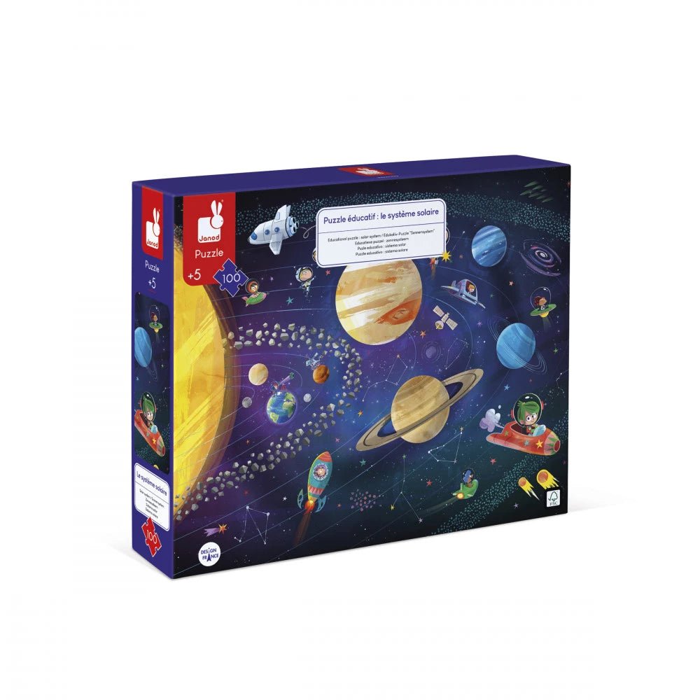 Casse - tête éducatif - Système solaire (100 pcs) - Casse - têtes - Boutique LeoLudo - Janod