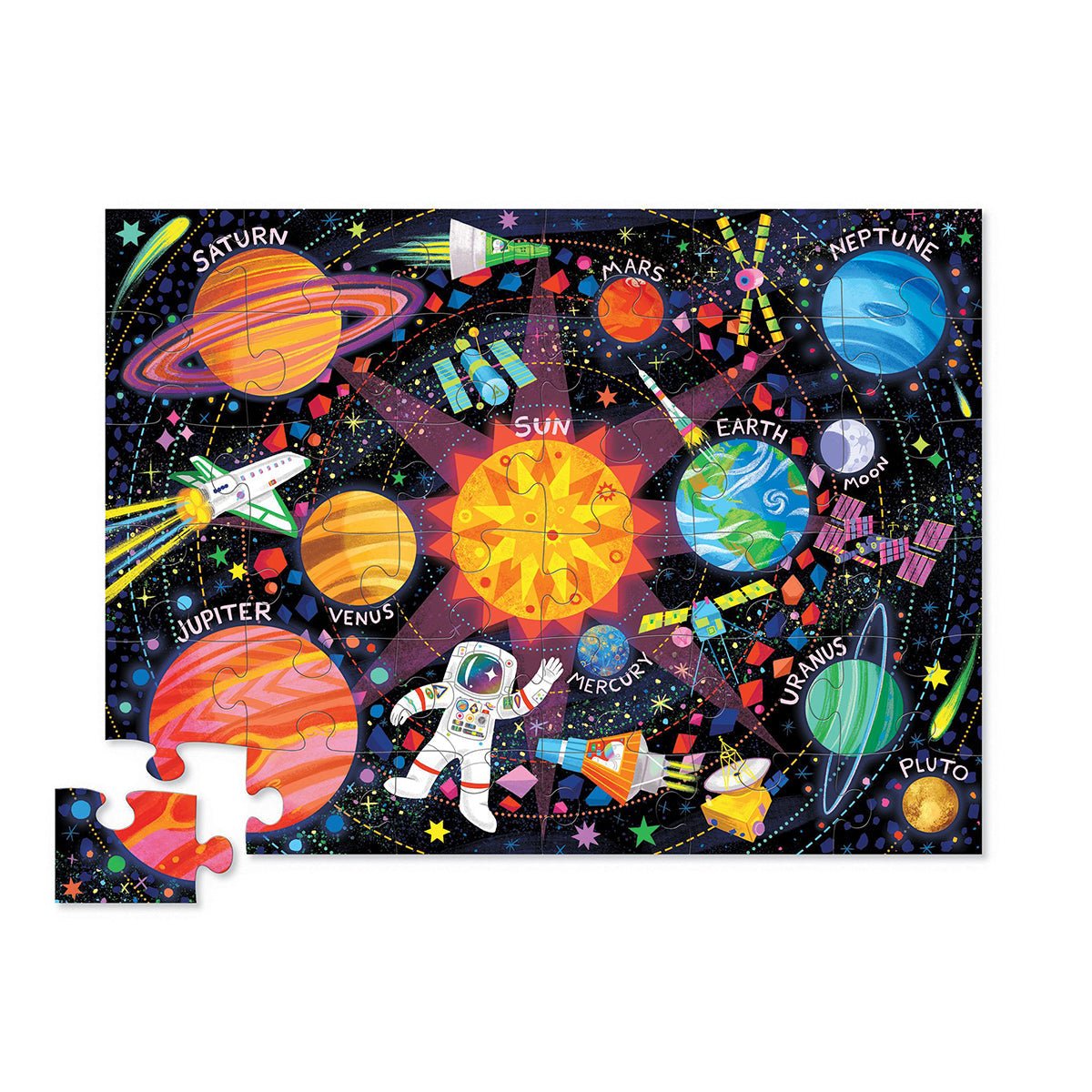 Casse - tête - Exploration spatiale (36 pcs) - Casse - têtes - Boutique LeoLudo - Crocodile Creek