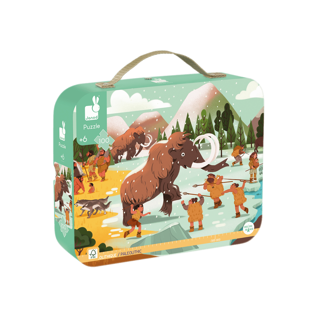 Casse - tête - Frise préhistorique (100 pcs) - Casse - têtes - Boutique LeoLudo - Janod