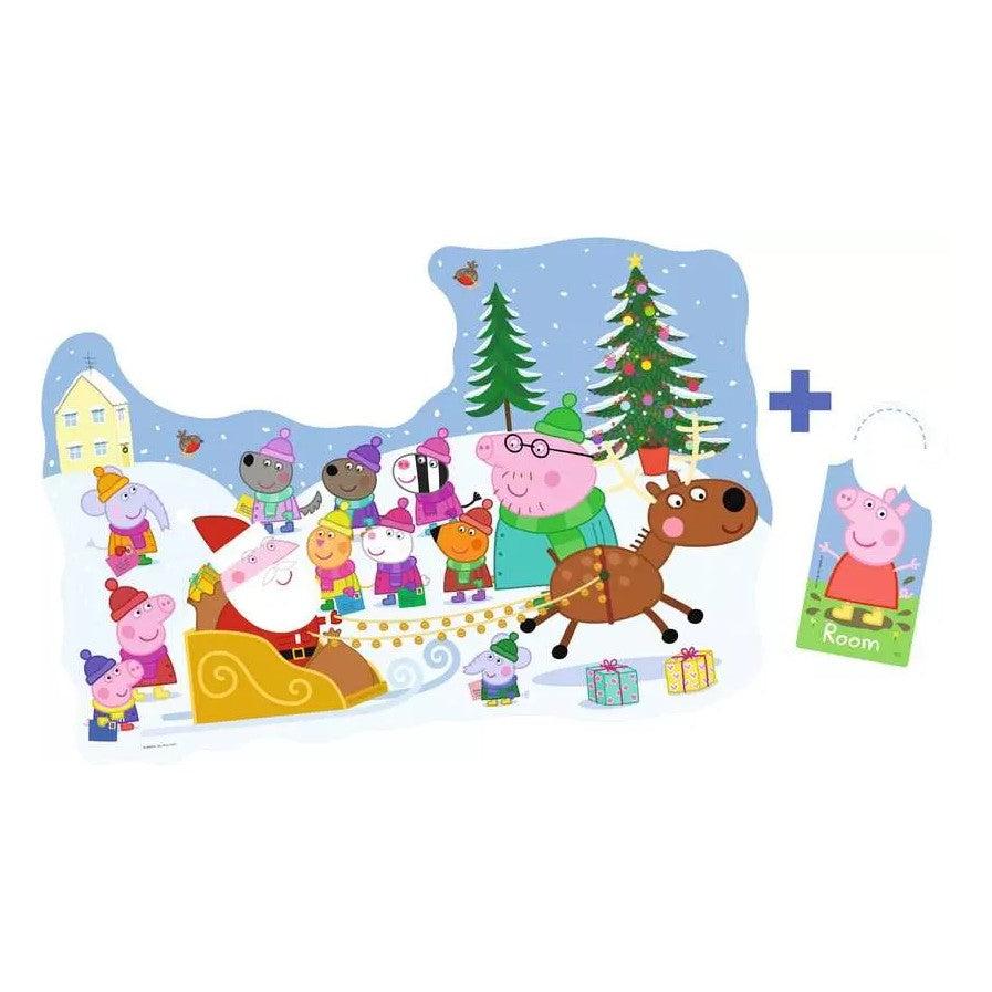 Casse-tête géant - Noël Peppa Pig (32 pcs) -Casse-têtes- Boutique LeoLudo-Ravensburger