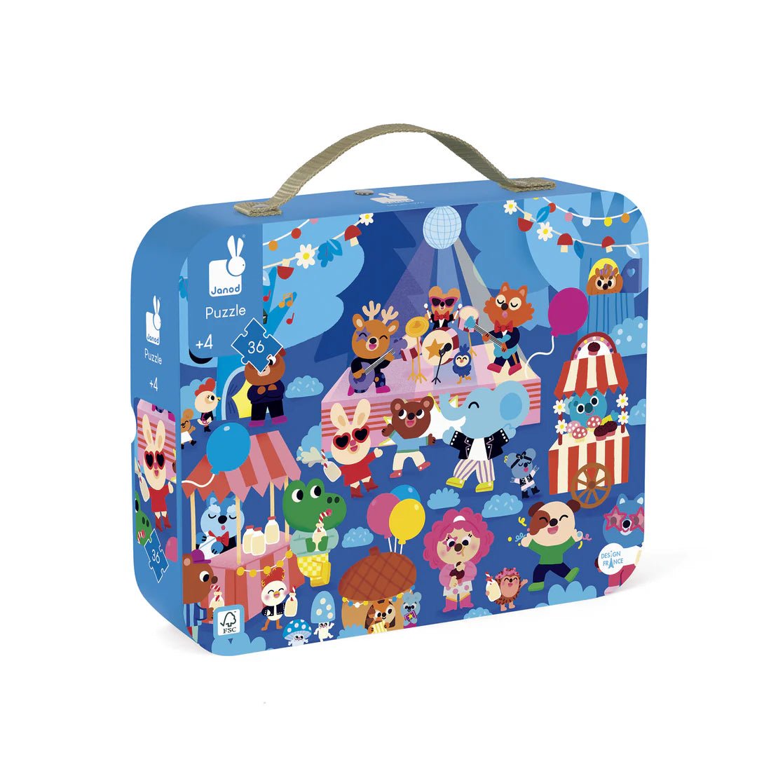Casse - tête - L'heure de la fête (36 pcs) - Casse - têtes - Boutique LeoLudo - Janod