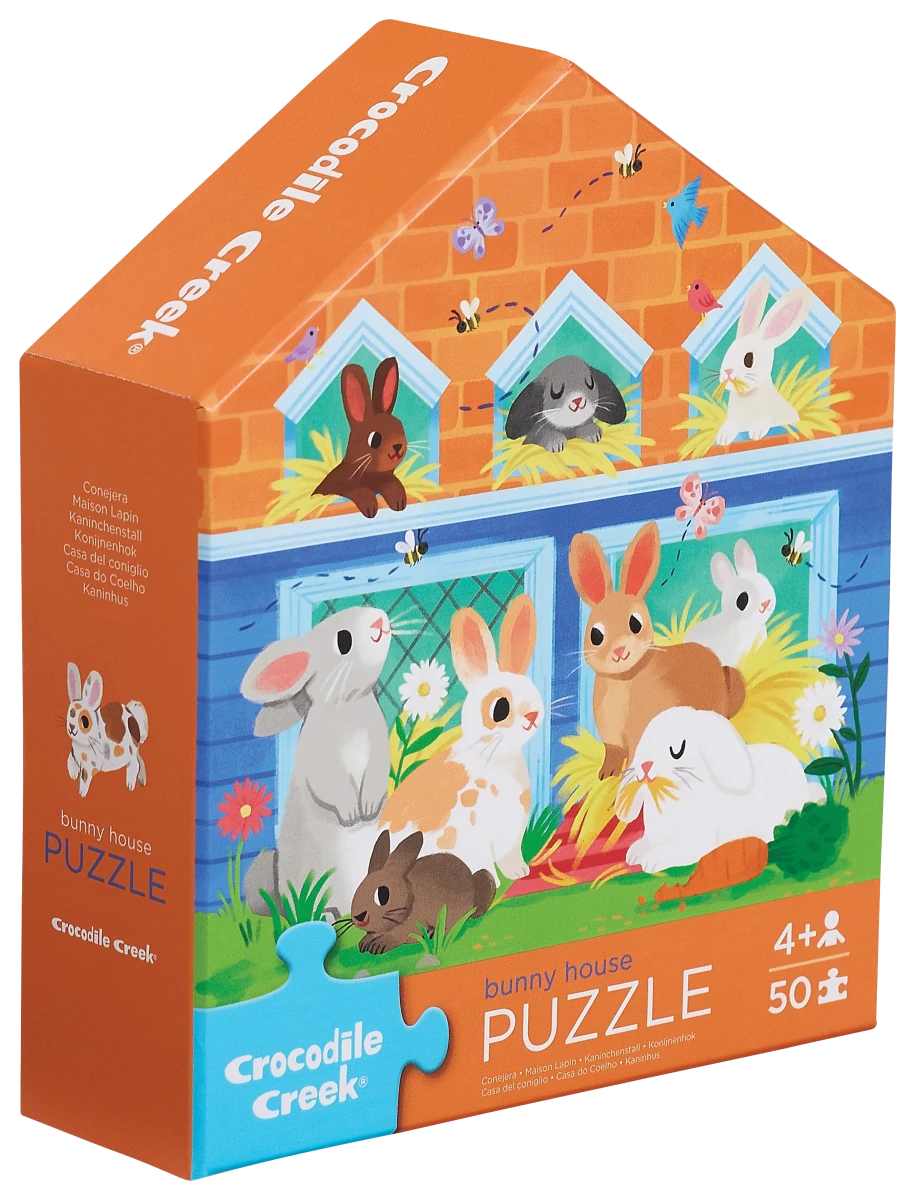Casse - tête - Maison des lapins (50 pcs) - Casse - têtes - Boutique LeoLudo - Crocodile Creek