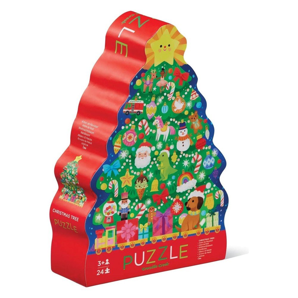 Casse-tête Sapin de Noël (24 pcs) -Casse-têtes- Boutique LeoLudo-Crocodile Creek