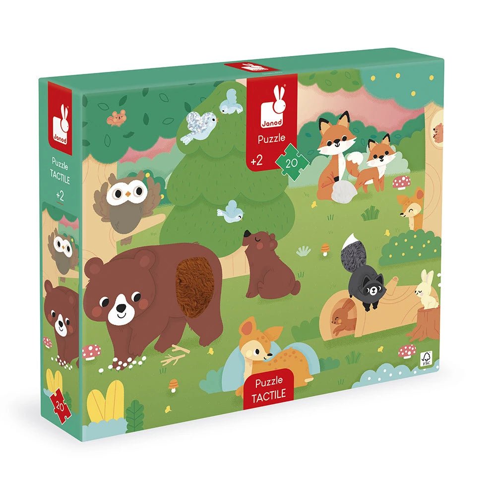 Casse - tête tactile - La Forêt (20 pcs) - Casse - têtes - Boutique LeoLudo - Janod