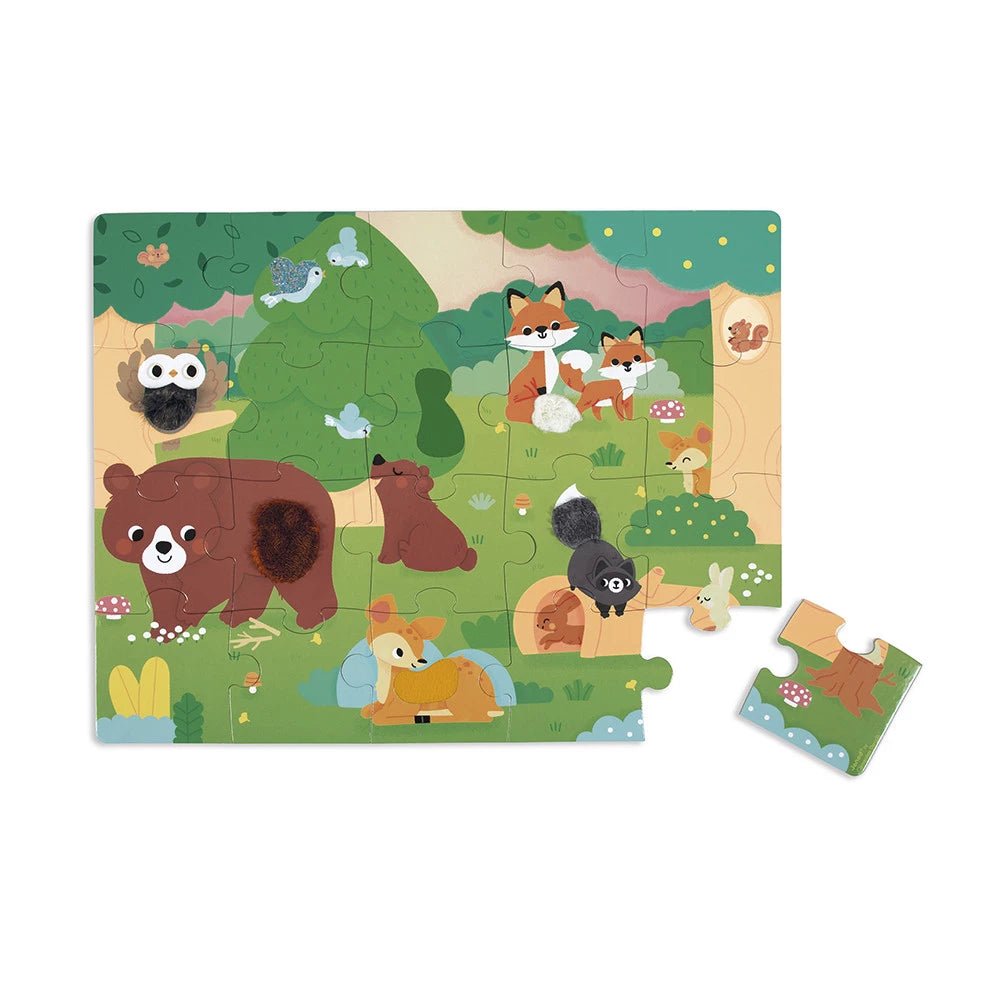 Casse - tête tactile - La Forêt (20 pcs) - Casse - têtes - Boutique LeoLudo - Janod