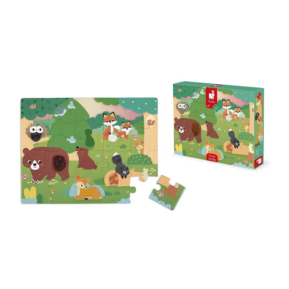 Casse - tête tactile - La Forêt (20 pcs) - Casse - têtes - Boutique LeoLudo - Janod