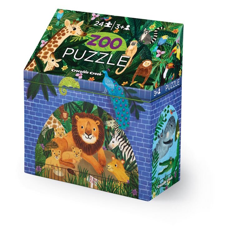 Casse - tête Zoo (24 pcs) - Casse - têtes - Boutique LeoLudo - Crocodile Creek