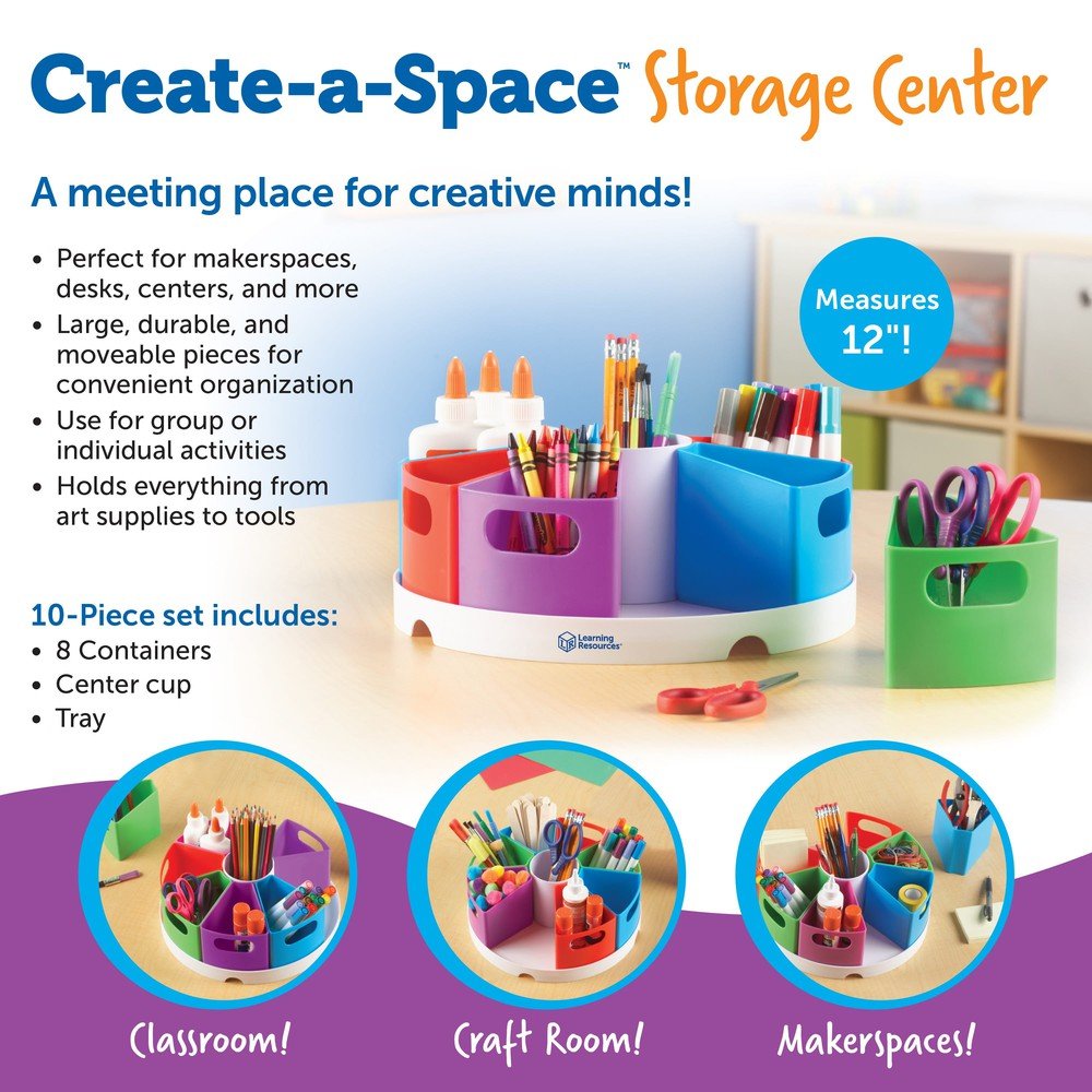 Centre de rangement Create - a - Space - Rangement - Boutique LeoLudo - Learning Resources