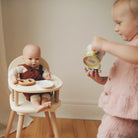 Chaise haute pour poupée en bois – Kinderfeets - Accessoires poupée - Boutique LeoLudo - Kinderfeets