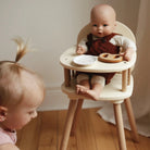 Chaise haute pour poupée en bois – Kinderfeets - Accessoires poupée - Boutique LeoLudo - Kinderfeets
