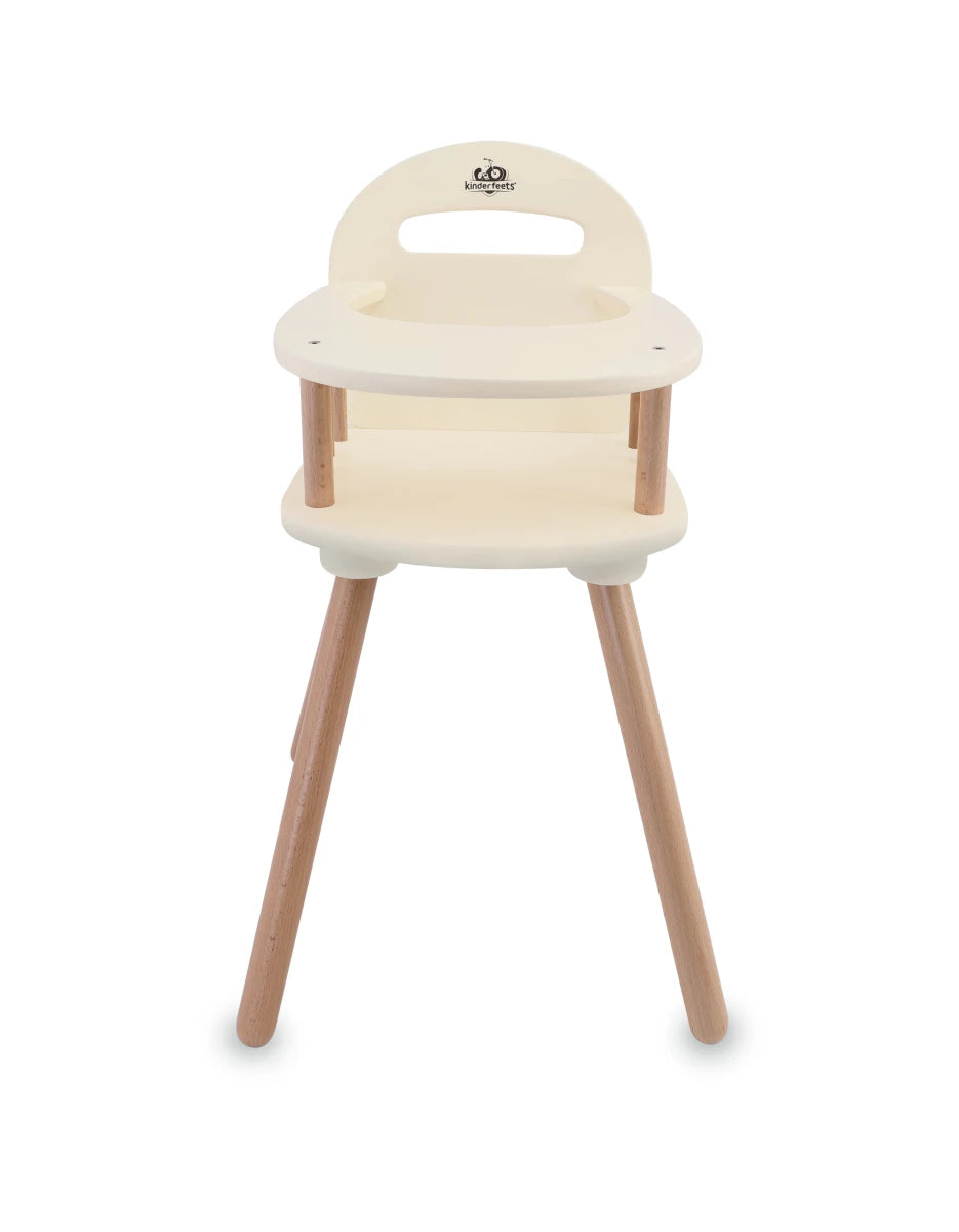 Chaise haute pour poupée en bois – Kinderfeets - Accessoires poupée - Boutique LeoLudo - Kinderfeets