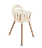 Chaise haute pour poupée en bois – Kinderfeets - Accessoires poupée - Boutique LeoLudo - Kinderfeets