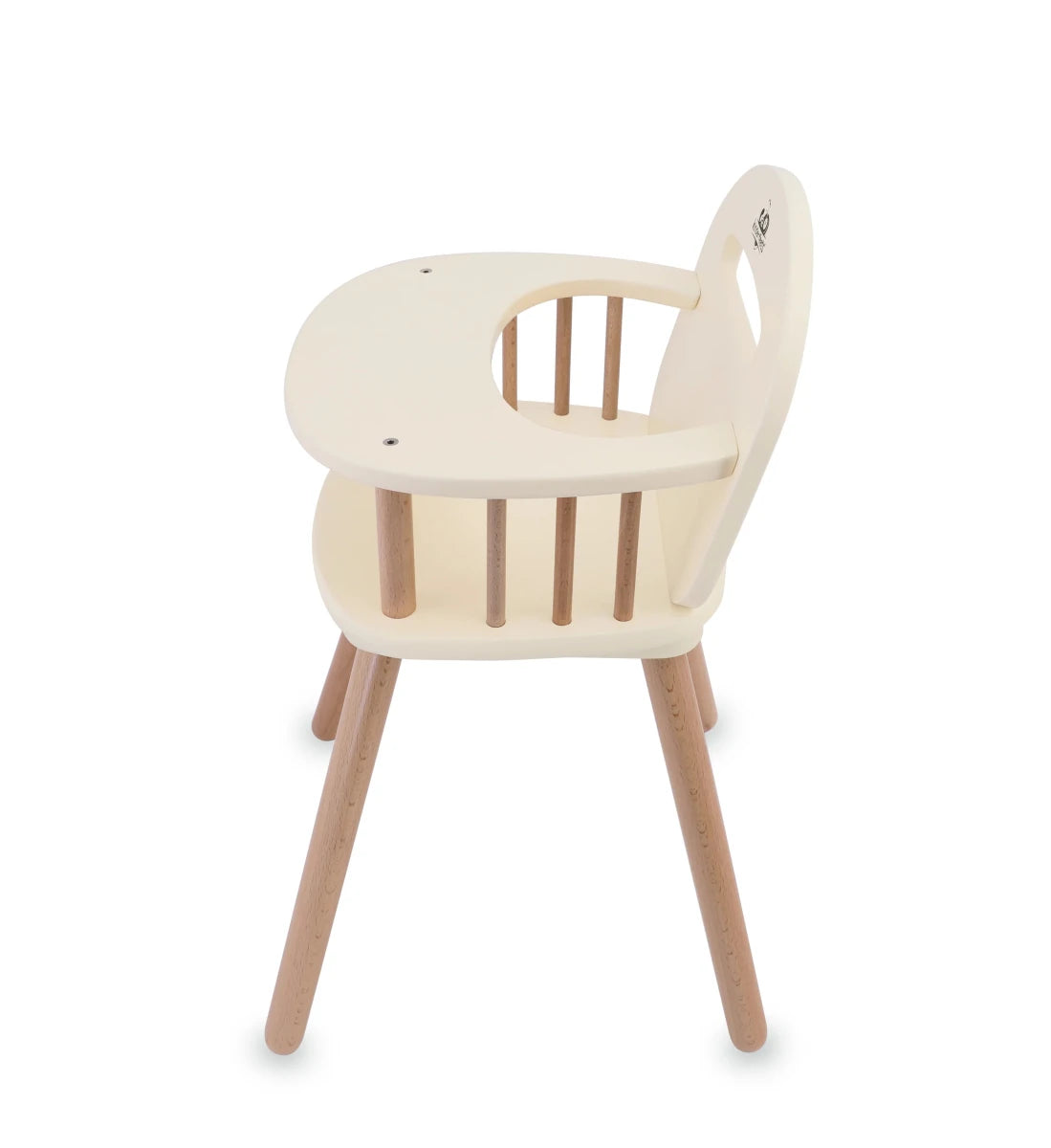 Chaise haute pour poupée en bois – Kinderfeets - Accessoires poupée - Boutique LeoLudo - Kinderfeets