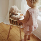 Chaise haute pour poupée en bois – Kinderfeets - Accessoires poupée - Boutique LeoLudo - Kinderfeets