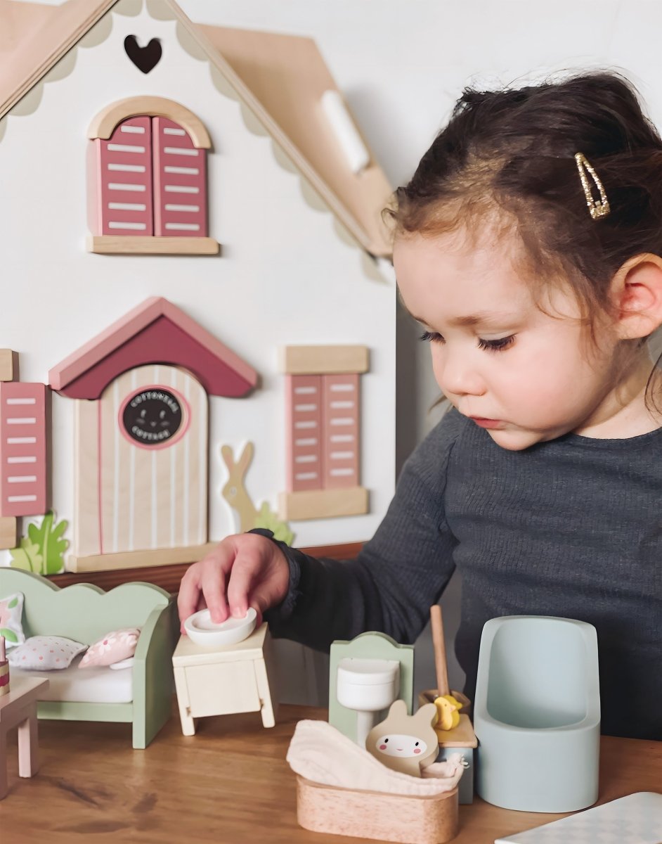 Chalet Cottontail -Maisons de poupée- Boutique LeoLudo-Tender Leaf Toys