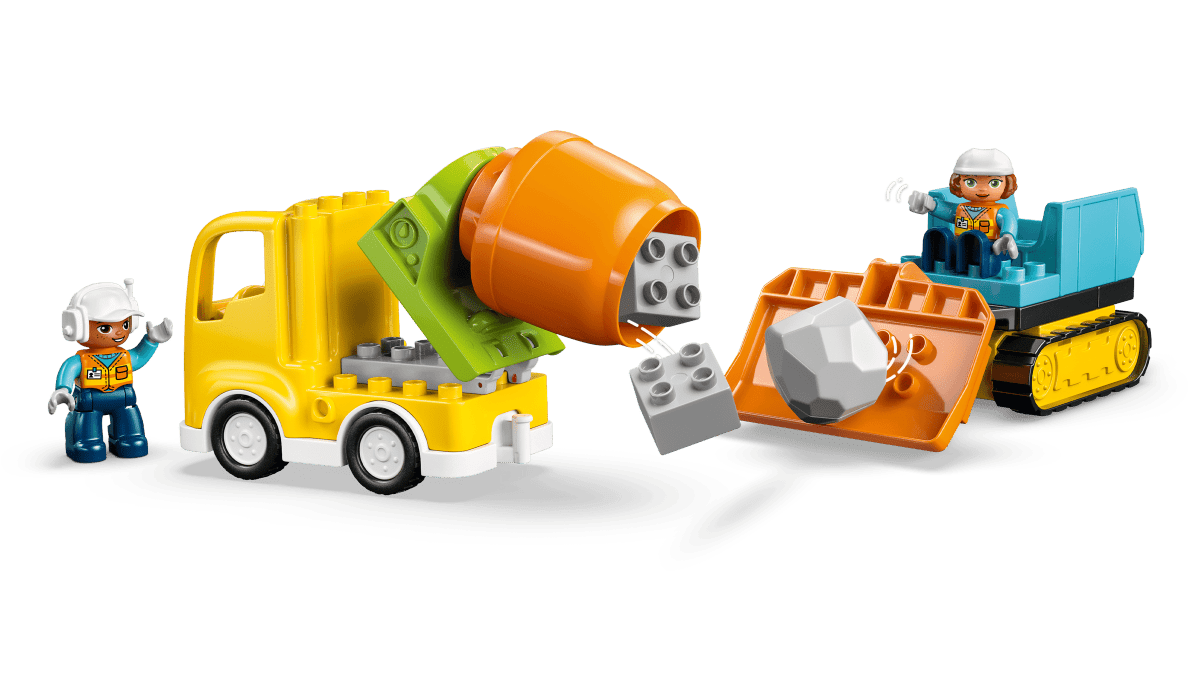 Chantier de construction et véhicules 3 - en - 1 – LEGO DUPLO (84 pcs) - Ensembles de jeu - Boutique LeoLudo - LEGO