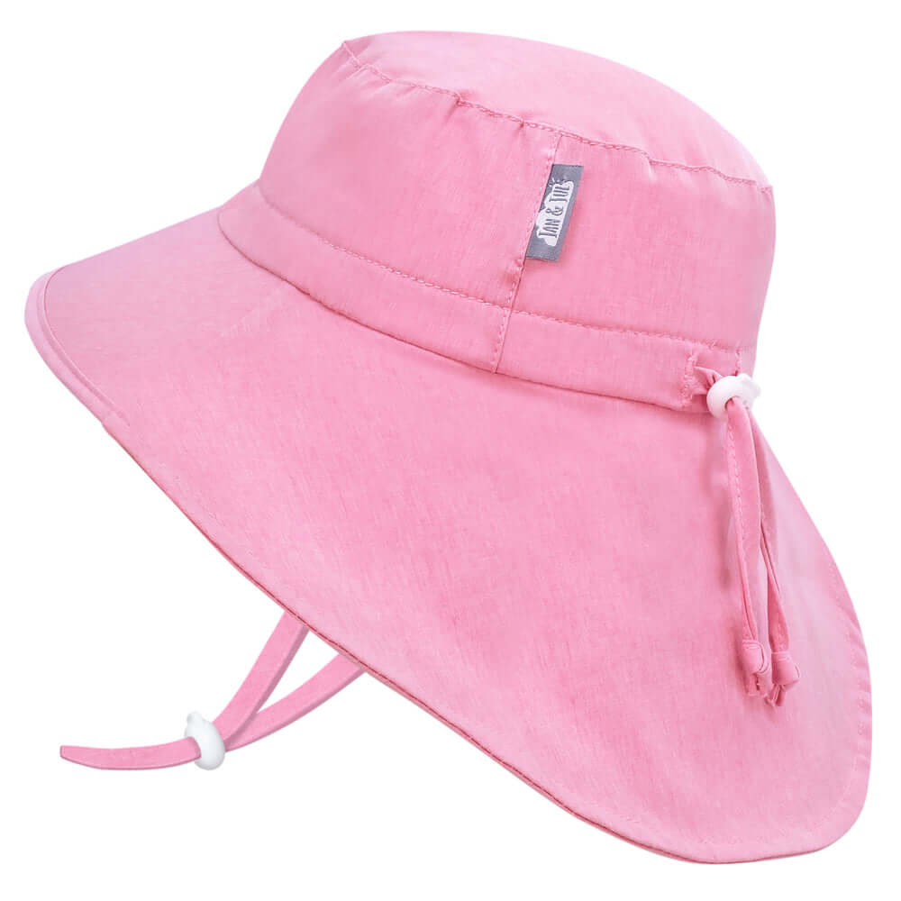 Chapeau Aventure imperméable - Pretty Pink (0-5 ans)-Jan & Jul-Boutique LeoLudo