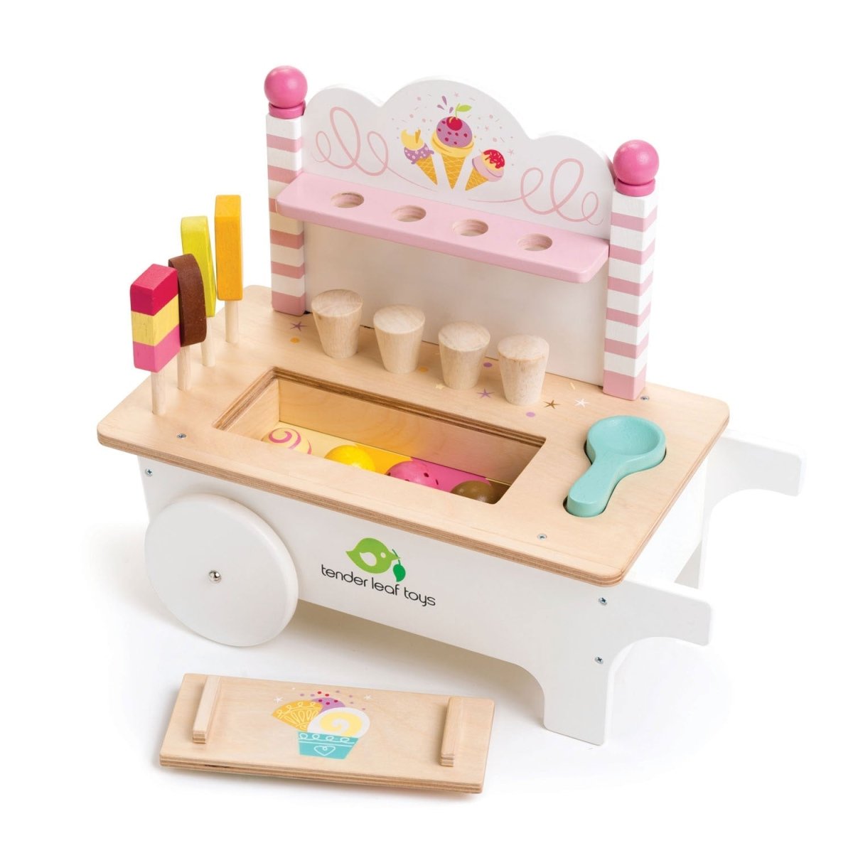 Chariot de crème glacée -Jouets d'imitation- Boutique LeoLudo-Tender Leaf Toys