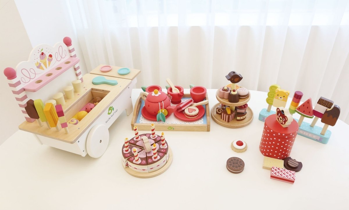 Chariot de crème glacée -Jouets d'imitation- Boutique LeoLudo-Tender Leaf Toys