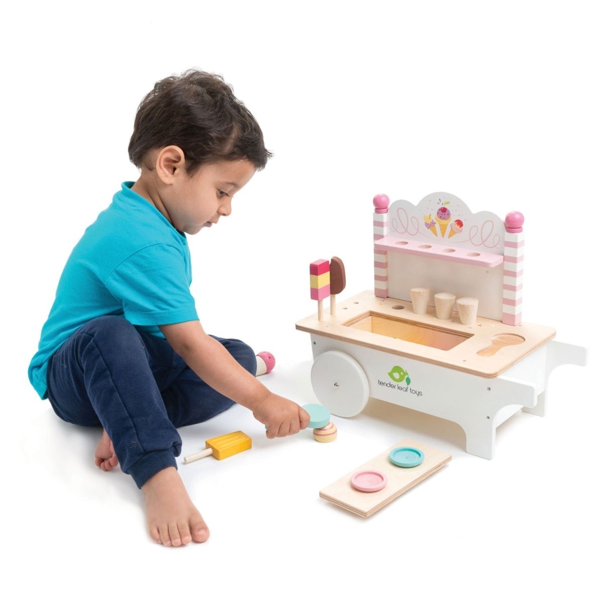 Chariot de crème glacée -Jouets d'imitation- Boutique LeoLudo-Tender Leaf Toys