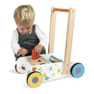 Chariot de marche Pure avec cubes en bois – Janod -Trotteurs- Boutique LeoLudo-Janod