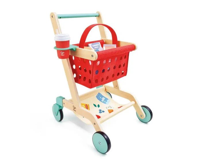 Chariot d’épicerie en bois - Jouets d'imitation - Boutique LeoLudo - Hape