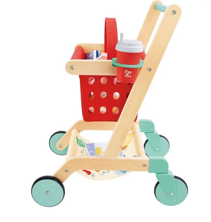 Chariot d’épicerie en bois - Jouets d'imitation - Boutique LeoLudo - Hape
