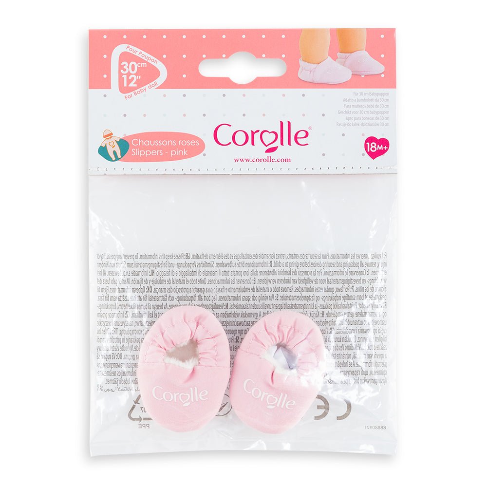Chaussons roses pour poupée 30 cm -Accessoires poupée- Boutique LeoLudo-Corolle