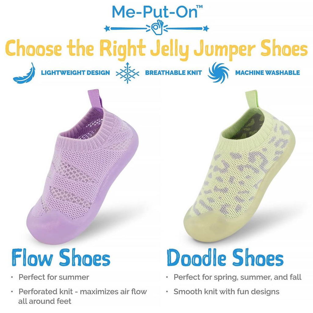 Chaussures d'été en tricot Jelly Jumper - Bleu atlantique-Jan & Jul-Boutique LeoLudo