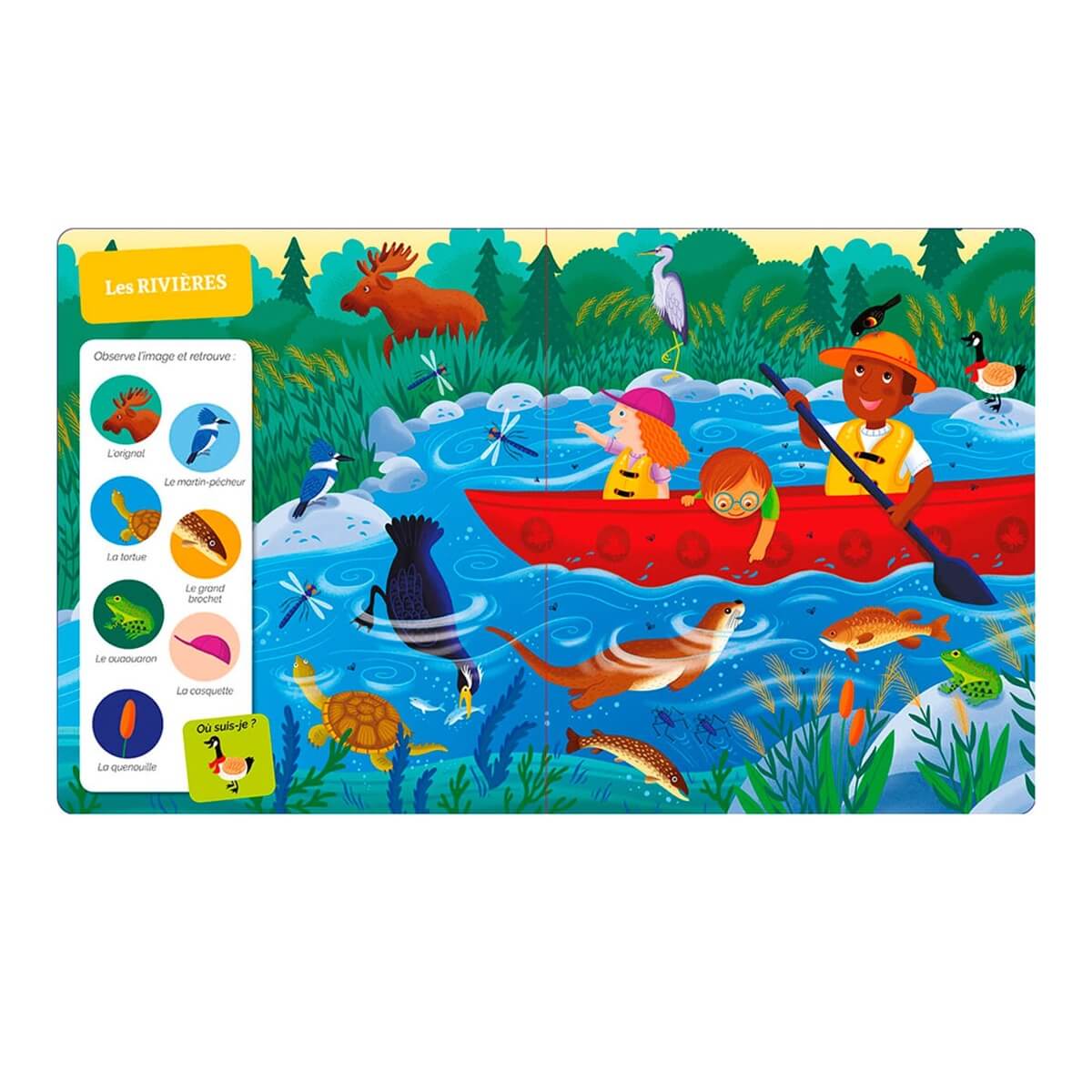 Cherche et trouve des tout - petits: la nature au Canada - Livres - Boutique LeoLudo - Auzou