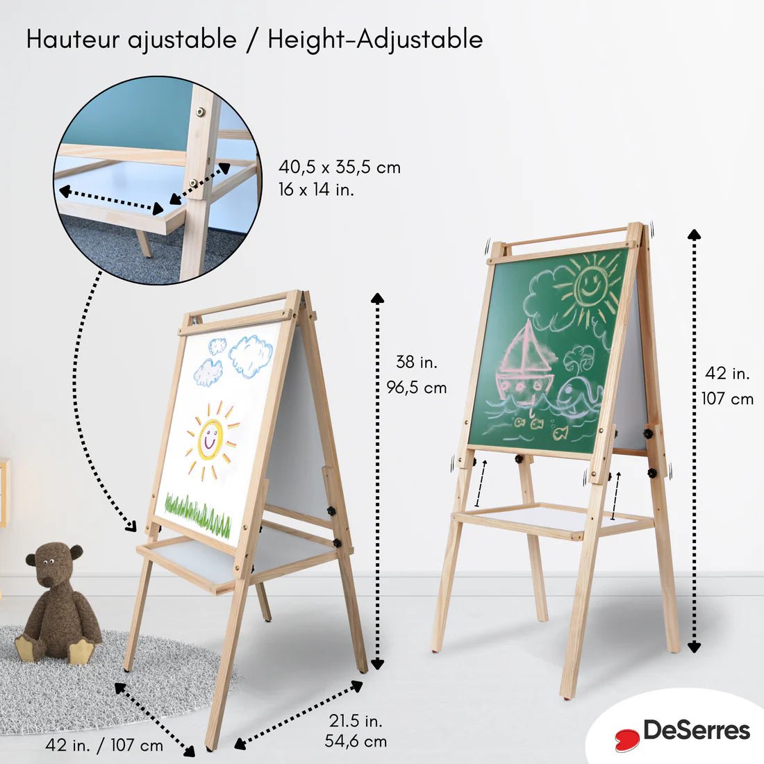 Chevalet pour enfant tout - en - un - Art & bricolage - Boutique LeoLudo - DeSerres